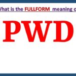 PWD Full Form in tamil