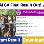 ICAI Result 2024